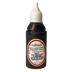 Cadence Metalik Boncuk Boya 427 Petrol Kahve 50ml