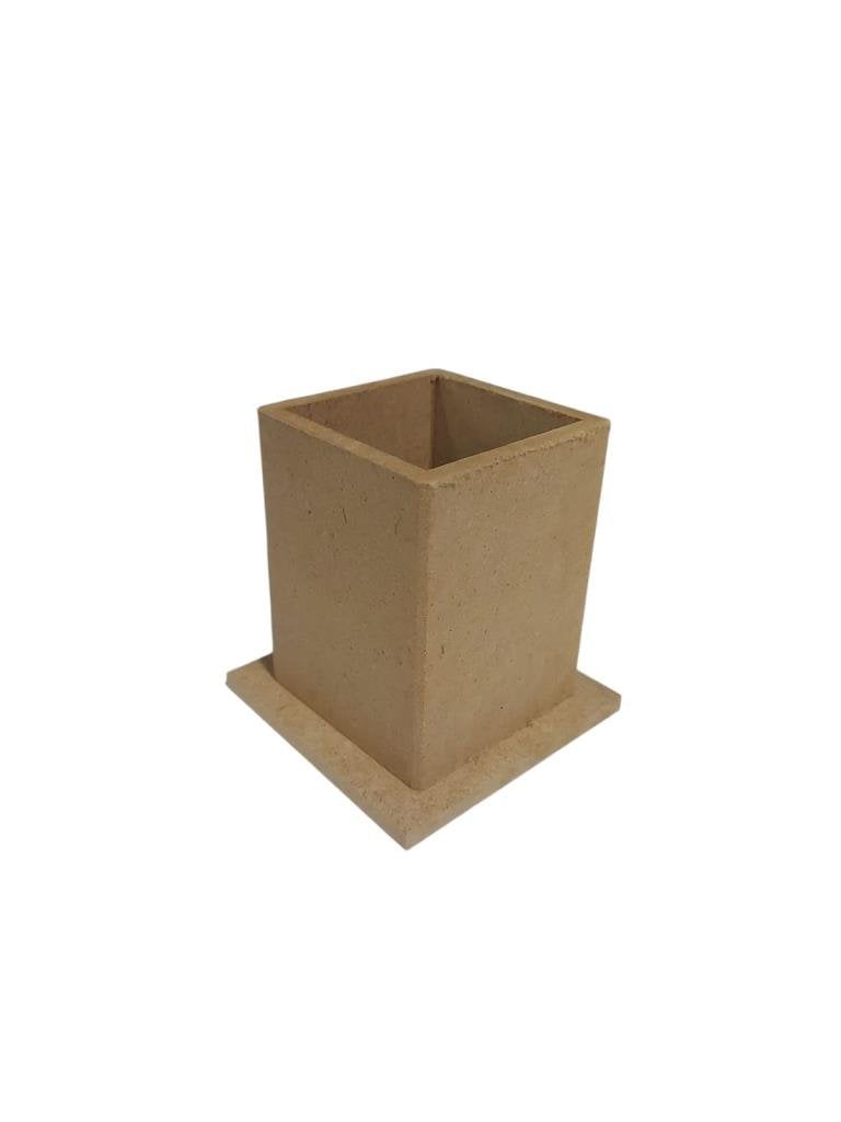 Ahşap Kalemlik Kutu 9,5x9cm