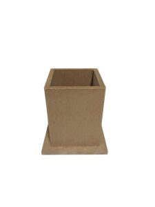 Ahşap Kalemlik Kutu 9,5x9cm