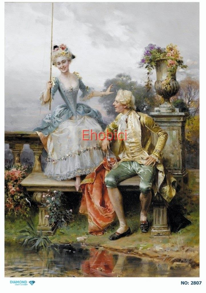 Diamond Pirinç Dekopaj Kağıdı - 2807