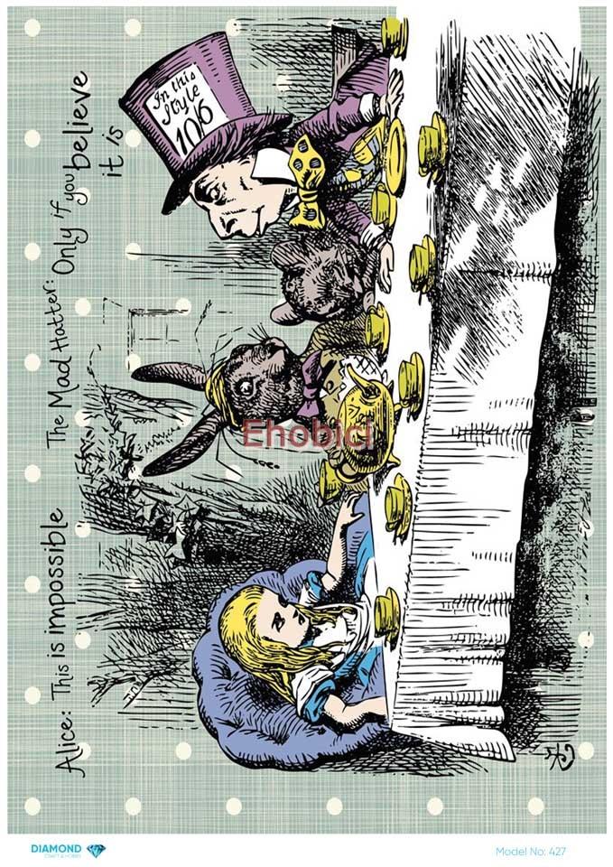 Diamond Pirinç Dekopaj Kağıdı - 427