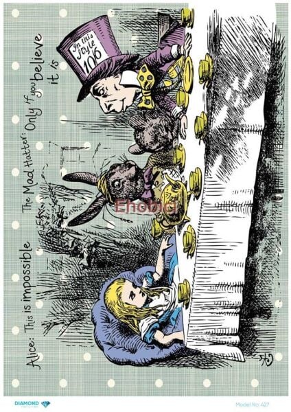 Diamond Pirinç Dekopaj Kağıdı - 427