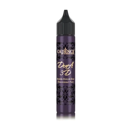 Cadence 3D Dora Boncuk Boya 5139 Koyu Orkide 25ml