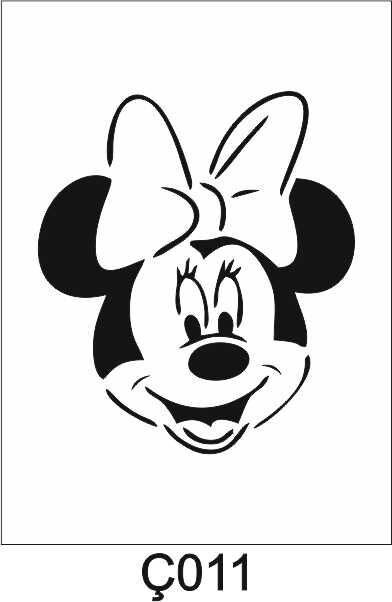 Çocuk Desen Stencil Şablon (20x20) Ç-011