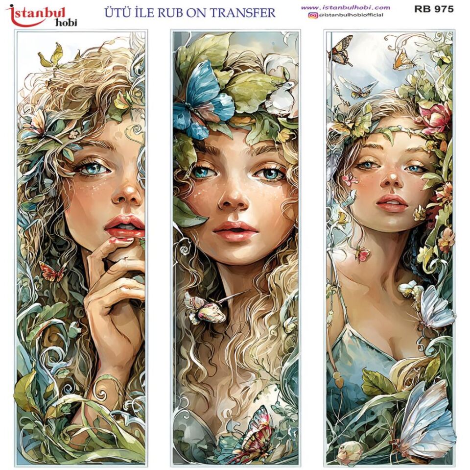 Ütü ile Rub On Transfer Kağıdı 30x30cm RB-975