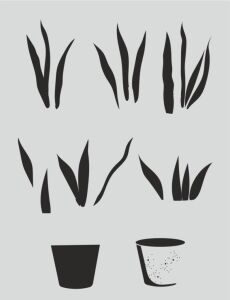 Boyutlu Desen Stencil Şablon (21x30) BY-061