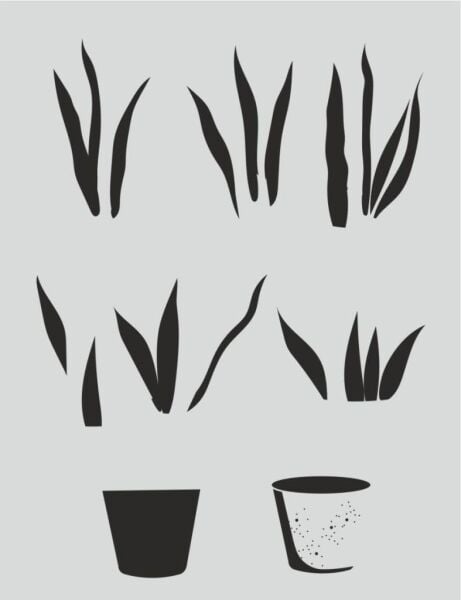 Boyutlu Desen Stencil Şablon (21x30) BY-061