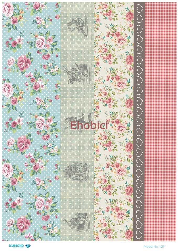 Diamond Pirinç Dekopaj Kağıdı - 429