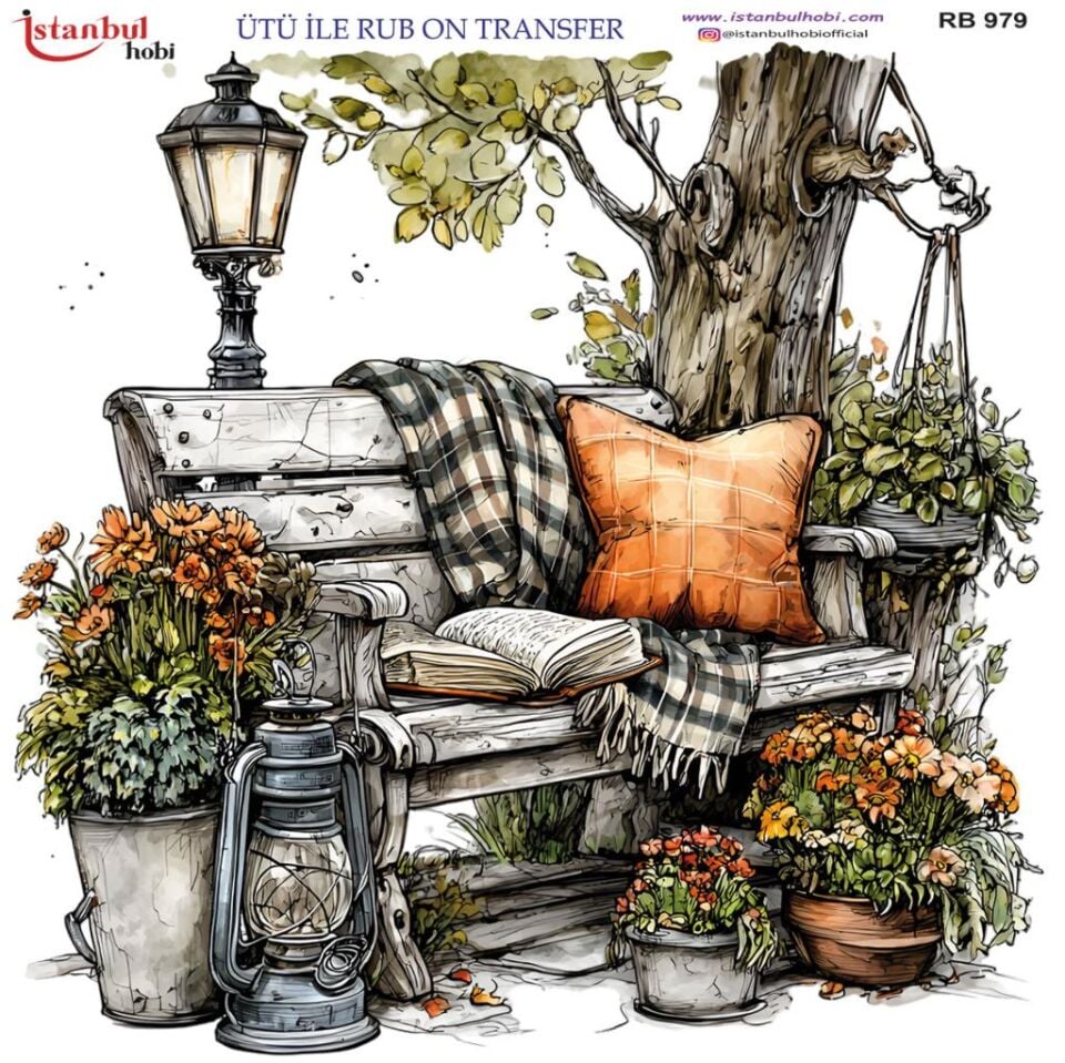 Ütü ile Rub On Transfer Kağıdı 30x30cm RB-979