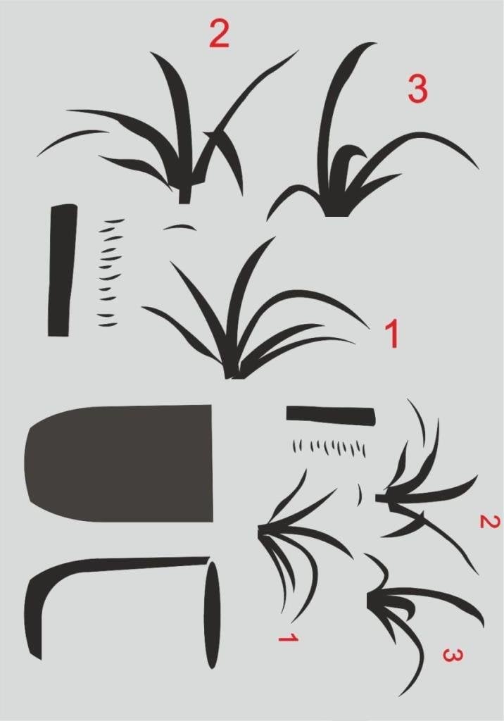 Boyutlu Desen Stencil Şablon (25x35) BY-062