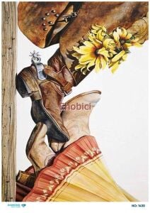 Diamond Pirinç Dekopaj Kağıdı - 1430