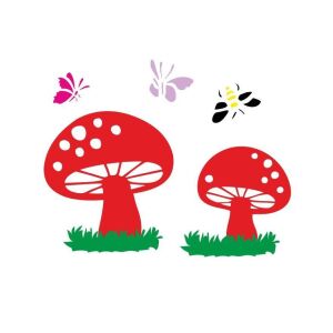 Boyutlu Desen Stencil Şablon (20x20) BY-064