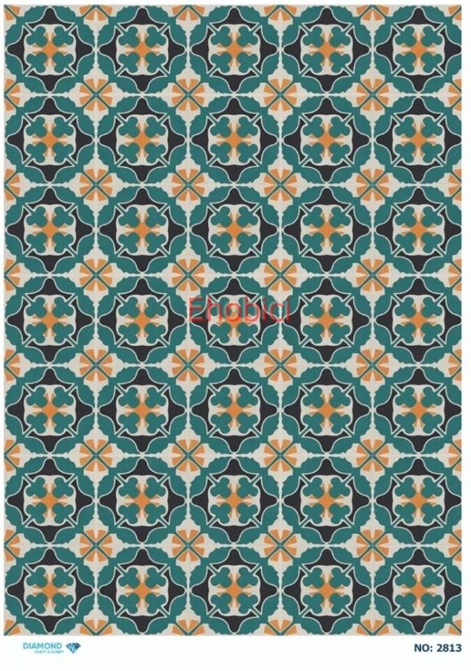 Diamond Pirinç Dekopaj Kağıdı - 2813