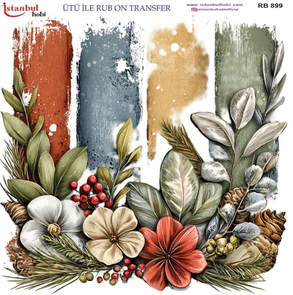 Ütü ile Rub On Transfer Kağıdı 30x30cm RB-899