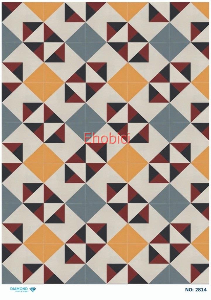 Diamond Pirinç Dekopaj Kağıdı - 2814