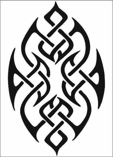 Çeltik Desen Stencil Şablon (25x35) ÇE-006