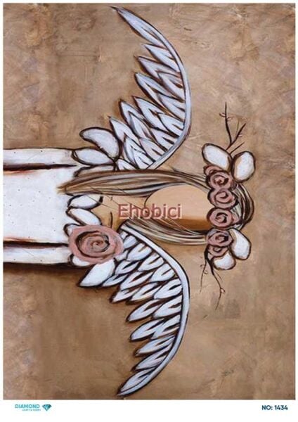 Diamond Pirinç Dekopaj Kağıdı - 1434