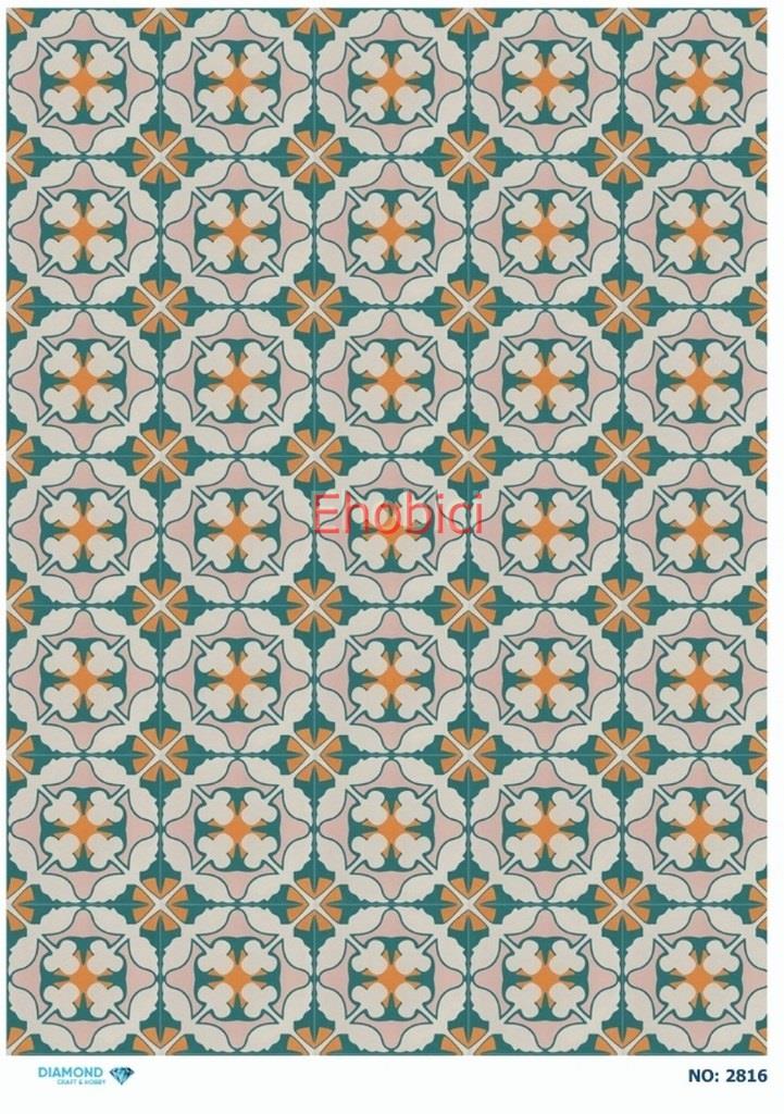Diamond Pirinç Dekopaj Kağıdı - 2816
