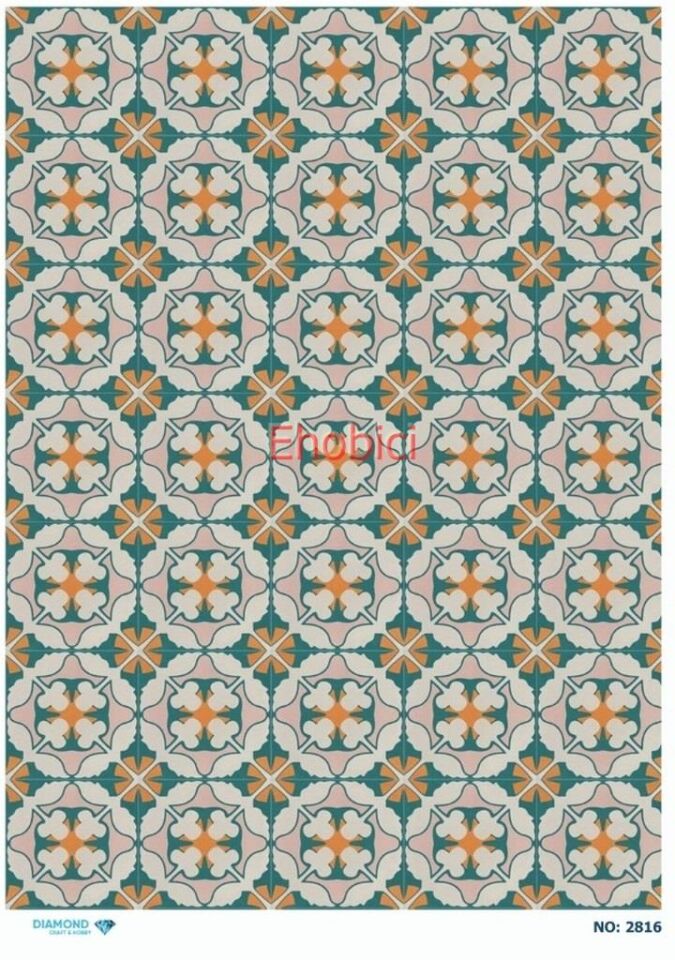 Diamond Pirinç Dekopaj Kağıdı - 2816