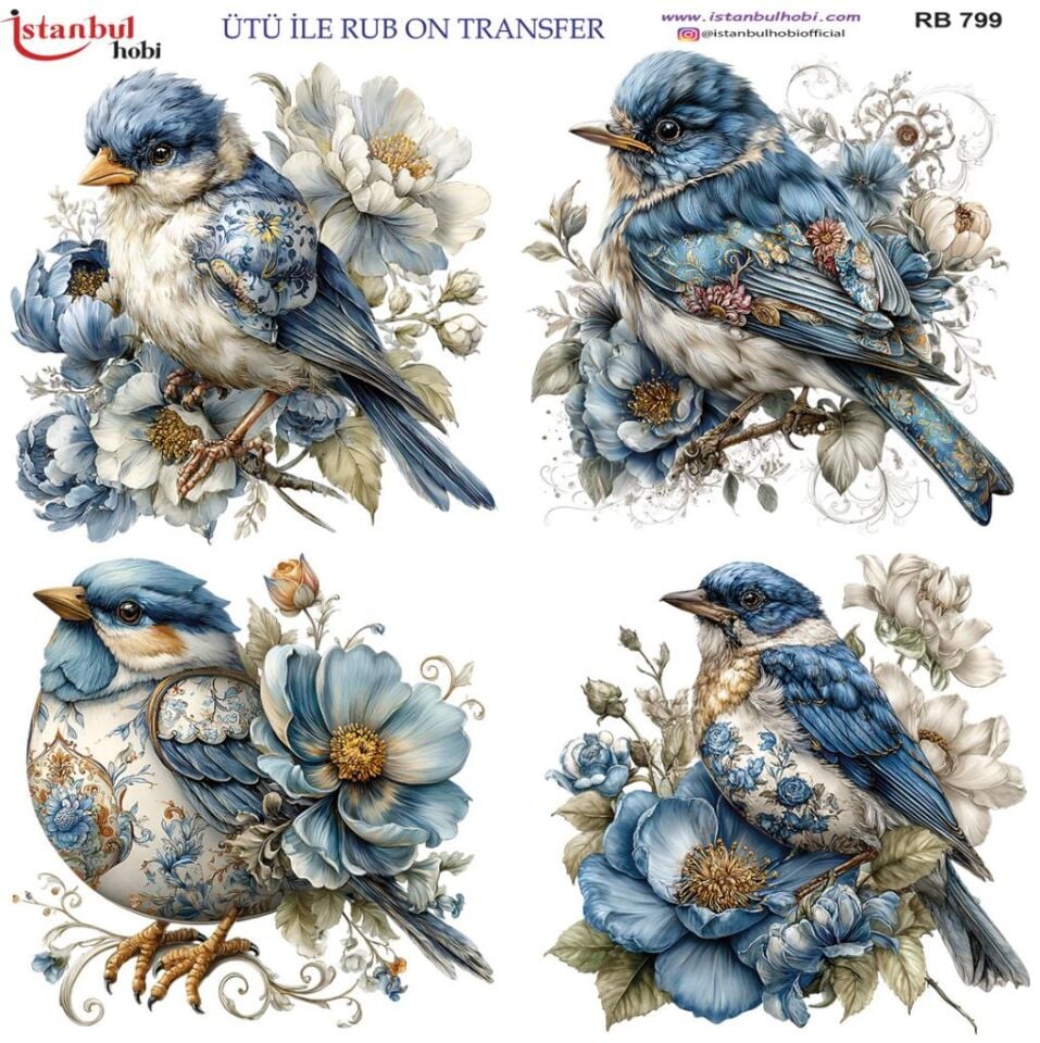 Ütü ile Rub On Transfer Kağıdı 30x30cm RB-799