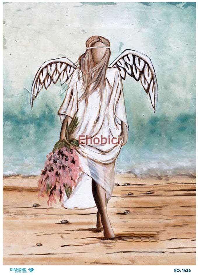 Diamond Pirinç Dekopaj Kağıdı - 1436