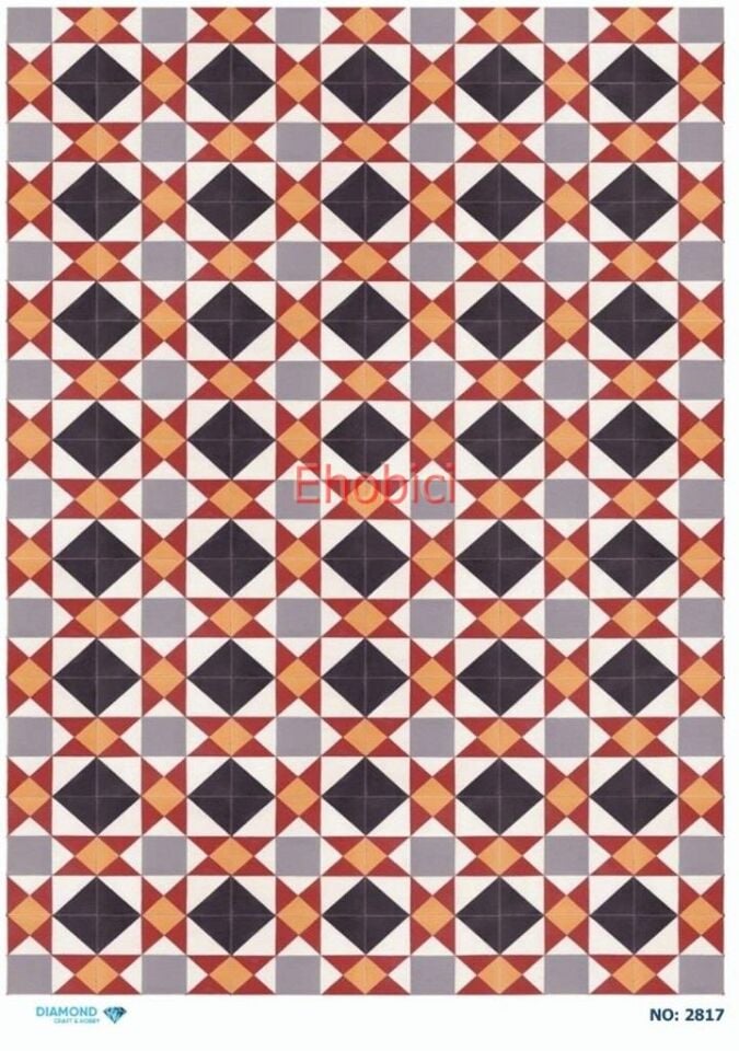 Diamond Pirinç Dekopaj Kağıdı - 2817