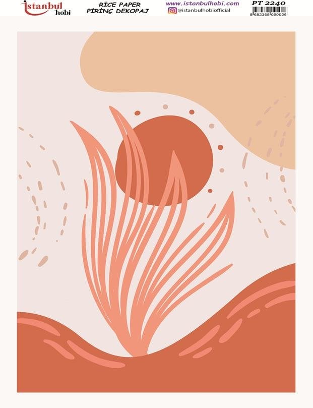 Pirinç Dekopaj Kağıdı 30x42cm PT-2240