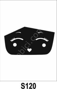 Diğer Karışık Desenler Stencil Şablon (21x30) S-120