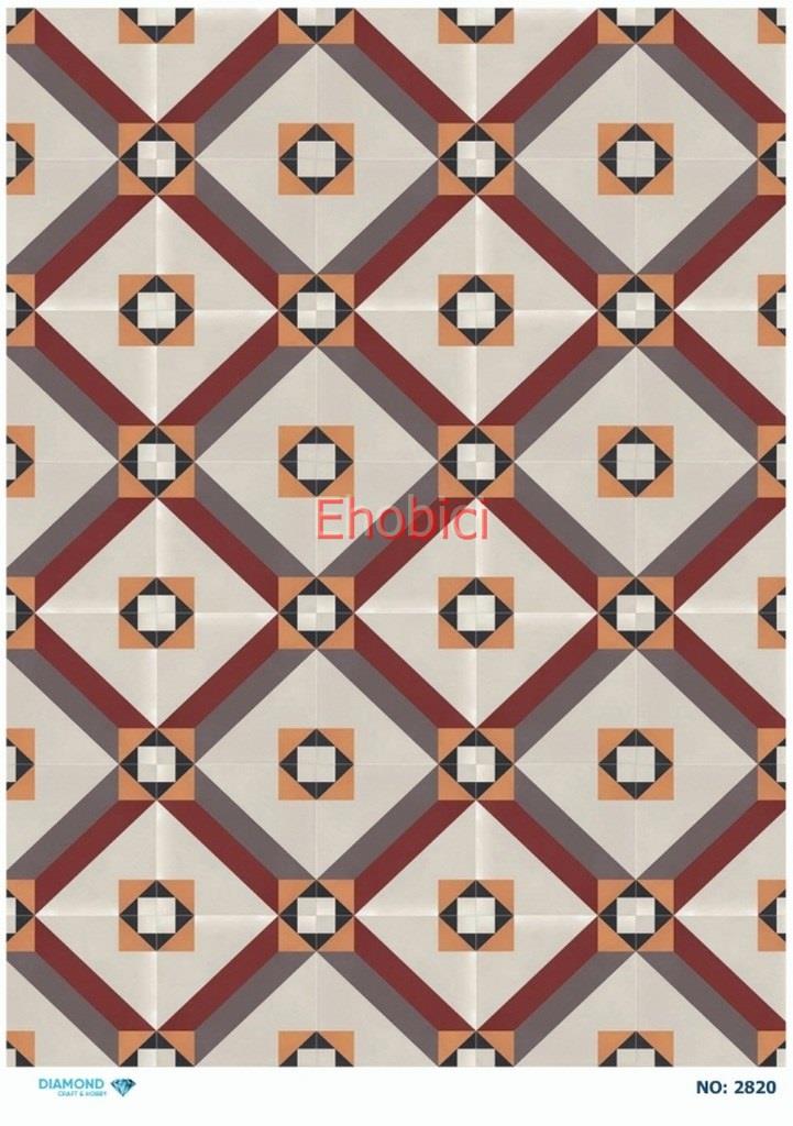 Diamond Pirinç Dekopaj Kağıdı - 2820