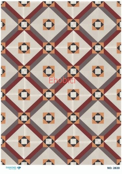 Diamond Pirinç Dekopaj Kağıdı - 2820