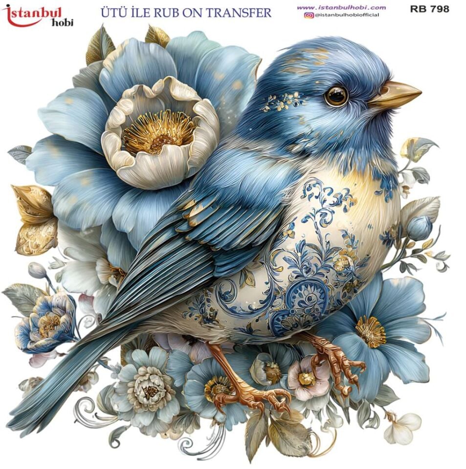 Ütü ile Rub On Transfer Kağıdı 30x30cm RB-798