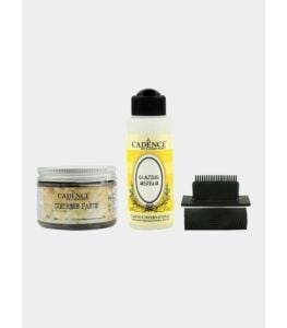 Cadence Ahşap Masif Doku Yapım Seti 3 lü