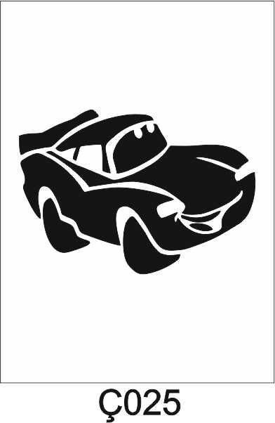 Çocuk Desen Stencil Şablon (21x30) Ç-025