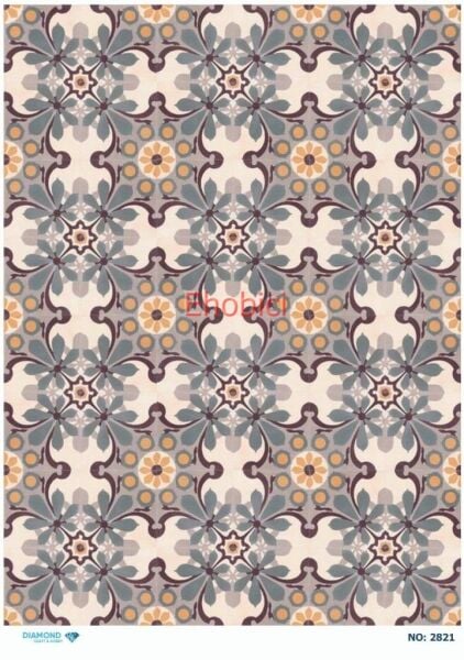 Diamond Pirinç Dekopaj Kağıdı - 2821