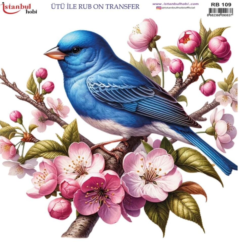 Ütü ile Rub On Transfer Kağıdı 30x30cm RB-109