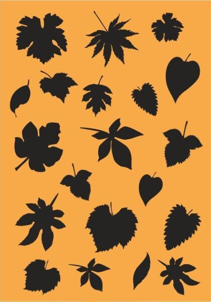 Çiçek Desen Stencil Şablon (35x50) F-131