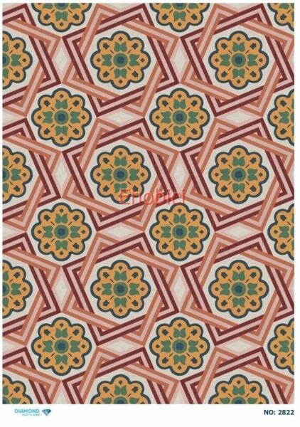 Diamond Pirinç Dekopaj Kağıdı - 2822
