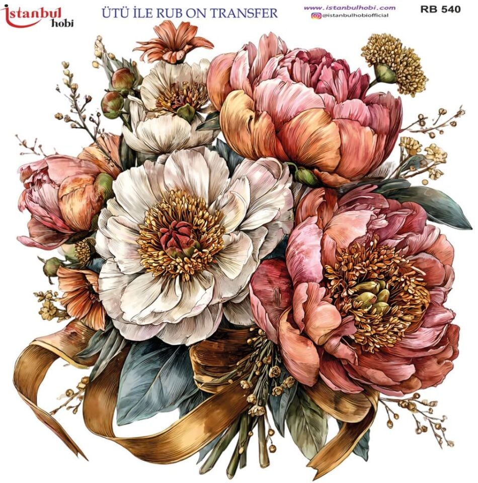 Ütü ile Rub On Transfer Kağıdı 30x30cm RB-540