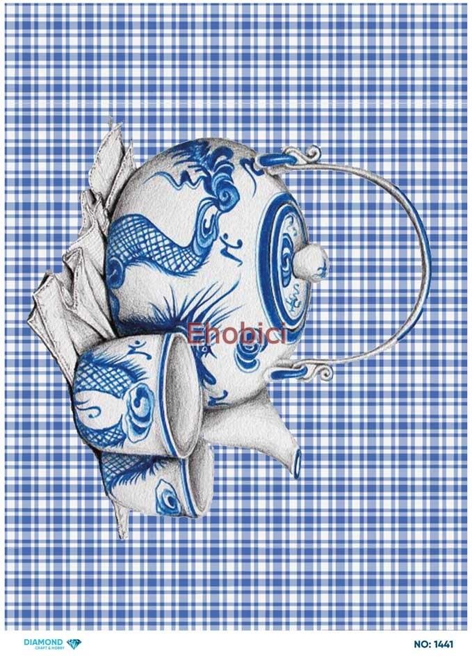 Diamond Pirinç Dekopaj Kağıdı - 1441