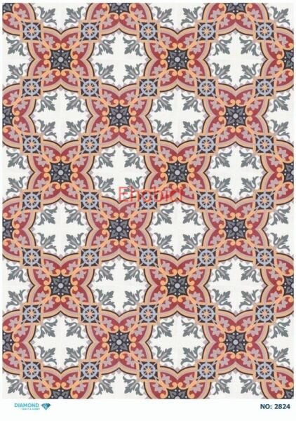 Diamond Pirinç Dekopaj Kağıdı - 2824