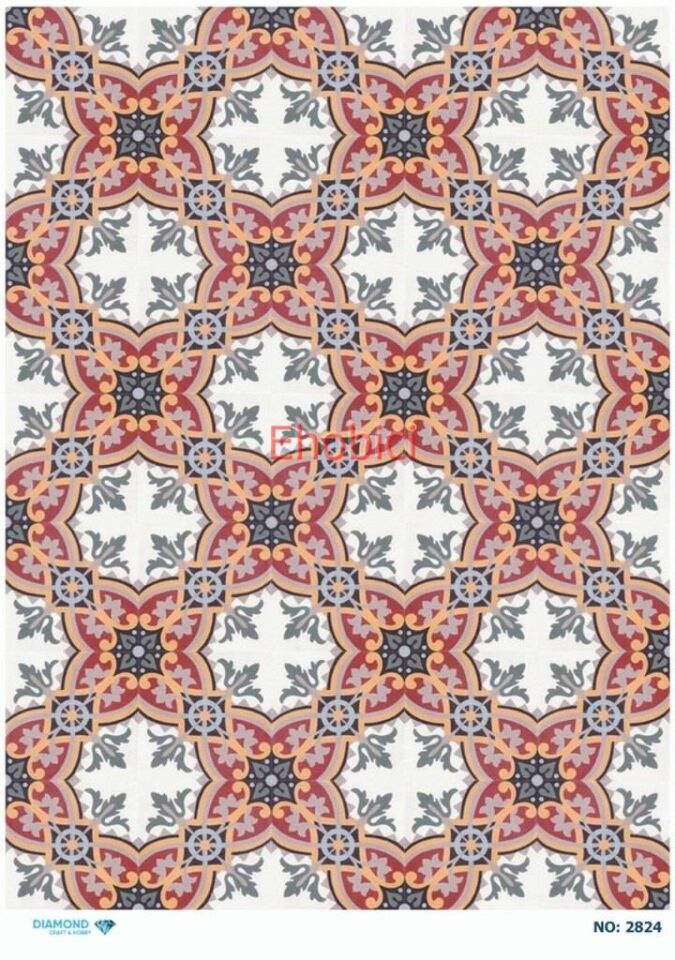 Diamond Pirinç Dekopaj Kağıdı - 2824