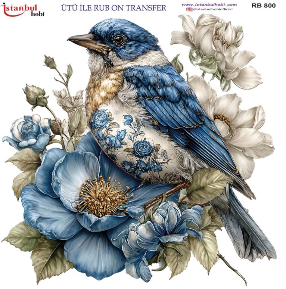 Ütü ile Rub On Transfer Kağıdı 30x30cm RB-800