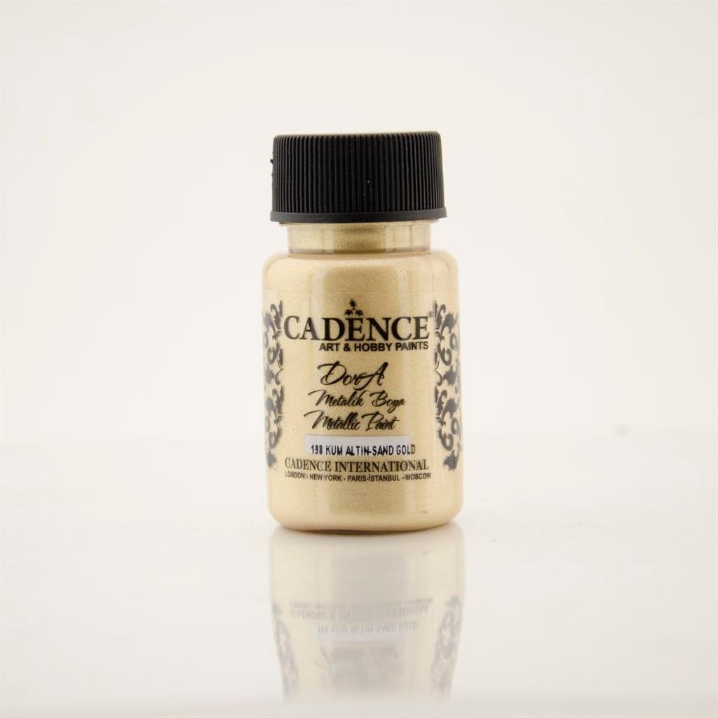 Cadence Dora Metalik Boya 198 Kum Altın 50ML