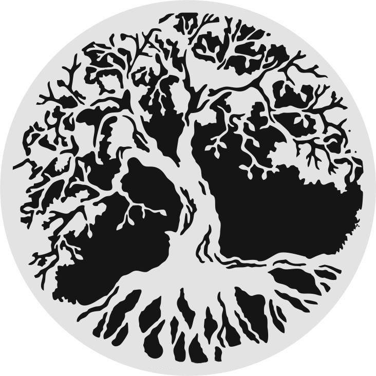 Çiçek Desen Stencil Şablon (30x30) F-136