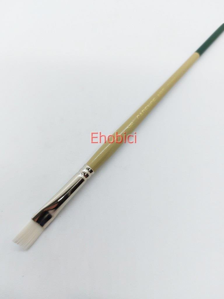 CA986 Cadence Beyaz Düz Onestroke Fırçası No:3/8