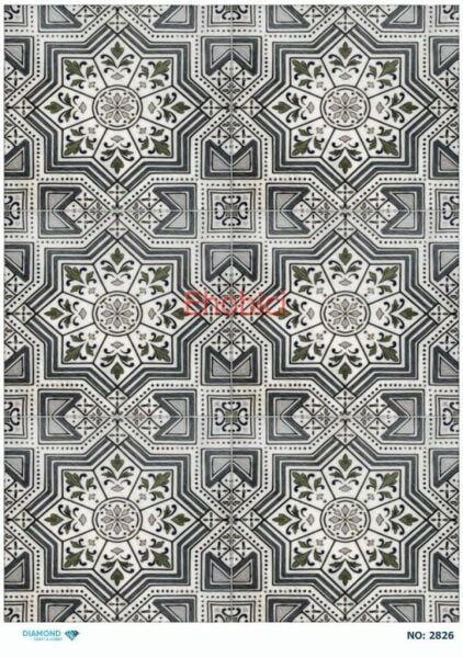 Diamond Pirinç Dekopaj Kağıdı - 2826