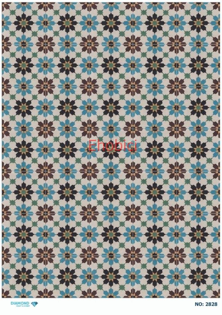 Diamond Pirinç Dekopaj Kağıdı - 2828