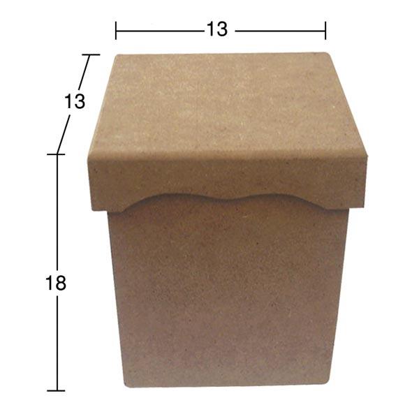 Ahşap Üstten Kapaklı Büyük Kutu KU263