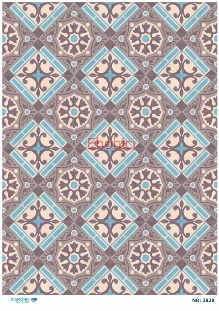 Diamond Pirinç Dekopaj Kağıdı - 2829