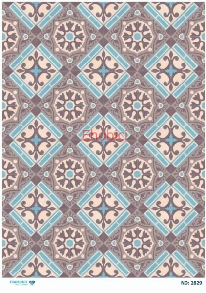 Diamond Pirinç Dekopaj Kağıdı - 2829